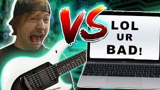 Real Guitarist VS Computer Guitar [upl. by Oileve]