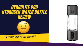 HydroLite Pro Hydrogen Water Bottle Review  10 PPM 😨 [upl. by Tobie810]