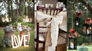 Rustic Wedding Decor Ideas amp Inspiration [upl. by Alur]