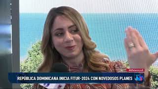 República Dominicana inicia FITUR 2024 con novedosos planes [upl. by Pontius]