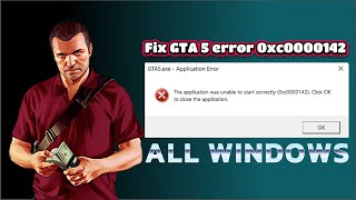 how to fix gta 5 0xc0000142 error [upl. by Zacek637]