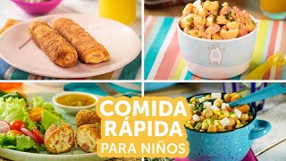 Ideas de comidas rápidas para niños  Kiwilimón [upl. by Ciprian]