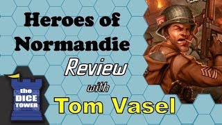 Heroes of Normandie Review  with Tom Vasel [upl. by Enilorac419]