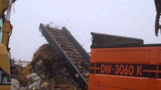 Doppstadt DW 3060 Grinding Tires 1MP4 [upl. by Sethi]