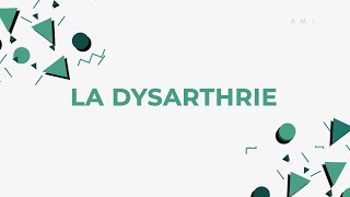 La dysarthrie [upl. by Kolb]