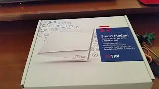 Unboxing smart modem tim fibra [upl. by Orelia378]