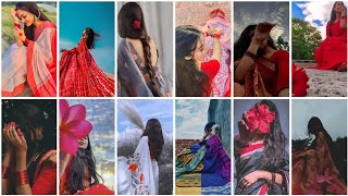 💞🌼Top 45hidden face dpz in saree stylish hide face profile picture 🦋🌸 dp pic Saree dp photo [upl. by Kruter738]