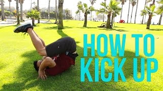 Learn How to Kick Up  Kip Up  Beginner Breaking Tutorial [upl. by Eileen]