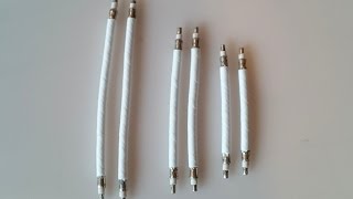 preparing semirigid teflon coaxial cables [upl. by Fitzpatrick]