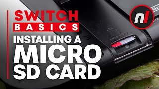 How To Insert SD Card In Nintendo Switch OLED [upl. by Amat32]