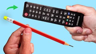 Take a Common Pencil and Fix All Remote Controls in Your Home How to Repair TV Remote Control [upl. by Sanborn73]