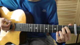 Cours de guitare  Sanseverino  Maigrir 23 Refrain  Interlude [upl. by Akenet]