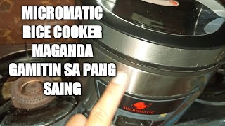 RICE COOKER MICROMATIC  UNBOXING AND REVIEW [upl. by Retnuh]