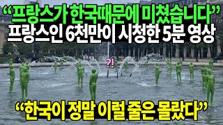 “프랑스가 한국때문에 미쳤습니다” 프랑스인 6천만이 시청한 5분 영상 [upl. by Lleznol]