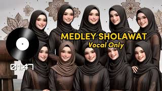 Medley Sholawat Tanpa Musik Vocal Only  Various Artists [upl. by Aneehta]