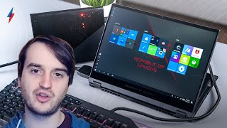 Thin and Light Gaming Laptop Of The Future  Asus ROG Flow X13 [upl. by Anerahs]