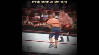 Brock lesnar VS John cena wwe shorts highlights [upl. by Erhard895]