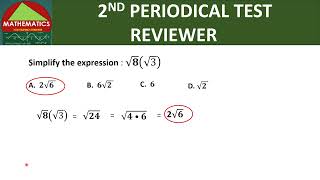 2ND PERIODICAL TEST REVIEWER FOR GRADE 9 LEARNERS [upl. by Aley]