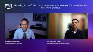 Modernizing MS SQL Server using Babelfish for Aurora PostgreSQL Case Study  Amazon Web Services [upl. by Redep]