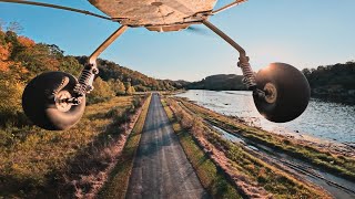 RC Bush Plane Landing by River [upl. by Eustacia]