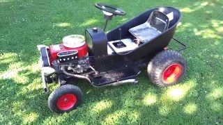 Rat rod lawn mower idle [upl. by Narej273]