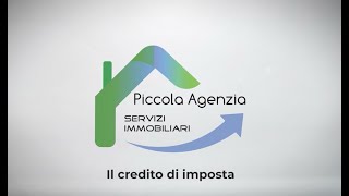 IL CREDITO DI IMPOSTA [upl. by Mukerji]