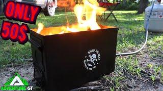 Tacticool DIY Ammo Can Fire Pit Perfect For Overlanding [upl. by Ehrman]