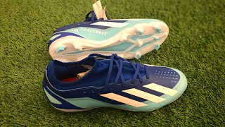 Adidas X Crazyfast3 Firm Ground Boots  Unboxing Video Adidas Marinerush Pack [upl. by Notsud647]