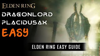 How to beat dragonlord easily in Elden Ring  Beginners Guide [upl. by Ody]