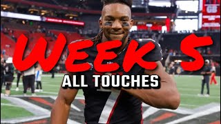 Bijan Robinson Week 5 All Touches [upl. by Furtek]