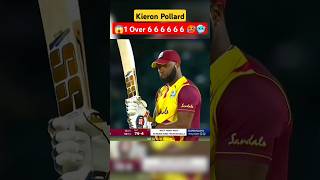 Kieron Pollard 😱 6 Sixes 1 Over 🥶 cricket shorts ipl kieronpollard viral trending [upl. by Tamma]