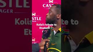 Kolisis tribute Etzebeth 🇿🇦🇿🇦🇿🇦 springboks lospumas rugby [upl. by Ecirtak]