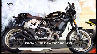 Ducati Scrambler Cafe Racer  First Impression  OTOcom [upl. by Nagear]