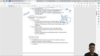 Engineering mechanics concurrent and nonconcurrent forces coplanar and non coplanar forces [upl. by Filler631]