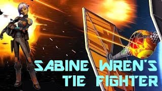 Sabine Wrens Custom Tie Fighter [upl. by Hamaso]