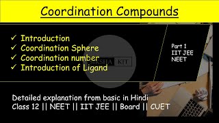 Coordination Compounds  detailed explanation  Part 1 Introduction to coordinationcompounds A004 [upl. by Vescuso]