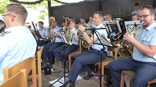 Helenenmarsch  Luftwaffenmusikkorps Erfurt  Kronacher Freischießen 2024 [upl. by Mundford125]