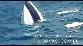 Lancha afunda em Angra [upl. by Astrid]