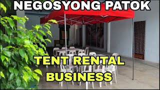 TENT RENTAL BUSINESS BasLag tv [upl. by Arawaj]