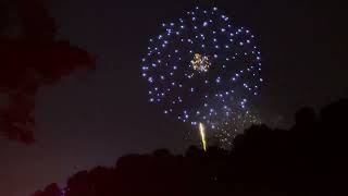 Höhen Brillantfeuerwerk beim Crailsheimer Fränkisches Volksfest 2024 [upl. by Yecniuq]