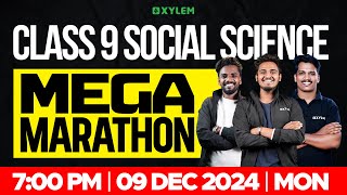 Class 9 Christmas Exam  Social Science  Mega Marathon  Xylem Class 9 [upl. by Pappas]