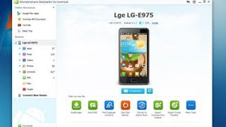 MobileGo PC Software for Android Devices from WonderShare [upl. by Suirad]