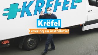 Krëfel levert bij u thuis en zorgt voor de installatie [upl. by Delbert]