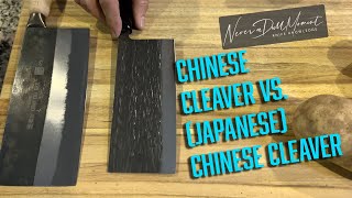 Chinese Cleaver VS Japanese Chinese Cleaver  CCK vs Kurosaki The real deal vs the reimagined [upl. by Gathers]