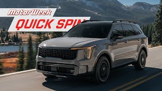 2024 Kia Sorento  MotorWeek Quick Spin [upl. by Hughie305]