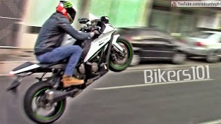 BIKERS 101  Best Street Superbikes Sounds amp Wheelies in 60fps [upl. by Donetta]