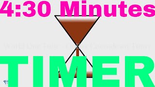 4 and a half Minutes Sand Timer [upl. by Gnanmos]