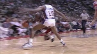 Dennis Rodman Defense vs Bulls  Jordan  1989 ECF Game 5 [upl. by Akinajnat]