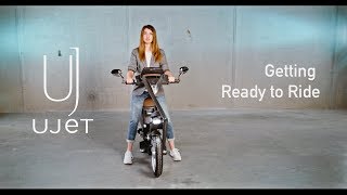 Ujet Scooter Quick Guide Getting Ready to Ride [upl. by Nylesaj]