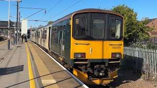 Full Journey LNWR Marston Vale line class 150 POV Bletchley to Bedford [upl. by Nauqat394]